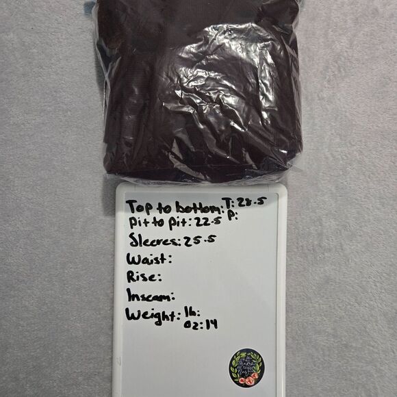 St. Johns Bay Womens Red V-Neck Button-Up Cardigan Sweater Size L Slouchy Goth - Picture 5 of 5